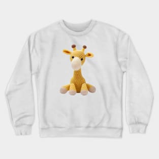 Crochet Giraffe Crewneck Sweatshirt